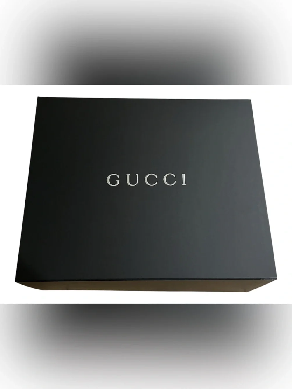 Authentic Gucci Black Box with Silver Logo